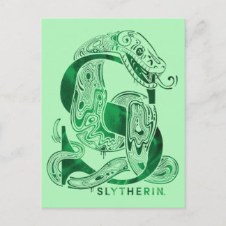 Postal Harry Potter | Aguamenti SLYTHERIN™ Gráfico