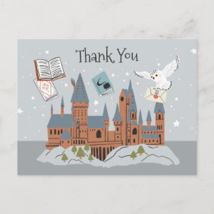 Postal Harry Potter   Castillo de Hogwarts Gracias