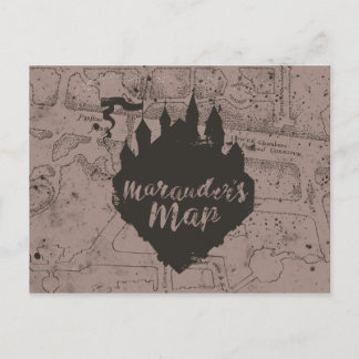 Postal Harry Potter | Castillo de HOGWARTS™ Mapa de los M