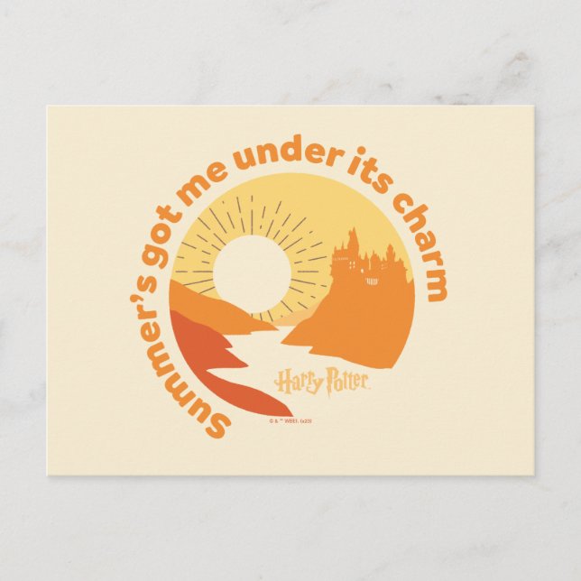 Postal HARRY POTTER™ | Castillo Mágico de Verano HACIA EL (Anverso)