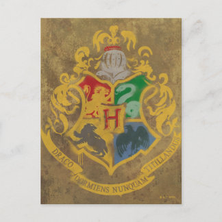 Postal Harry Potter| Cojín de Hogwares Rústicos