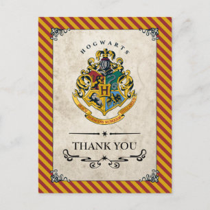 Postal Harry Potter   Cumpleaños de Hogwarts Agradecimien
