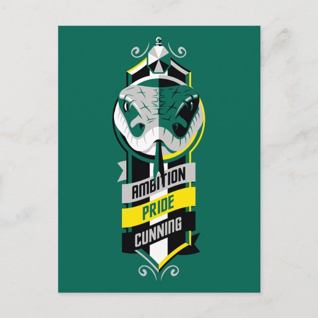 Postal Harry Potter | Emblema de los Rasgos de la Casa SL (Anverso)