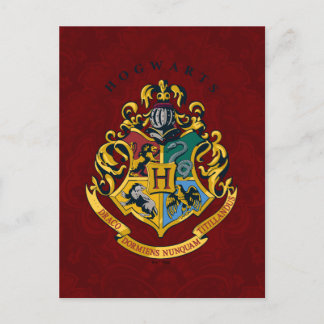 Postal Harry Potter | Escudo de Hogwarts - Completo