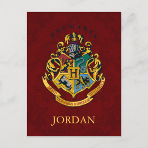 Postal Harry Potter   Escudo de Hogwarts - Completo