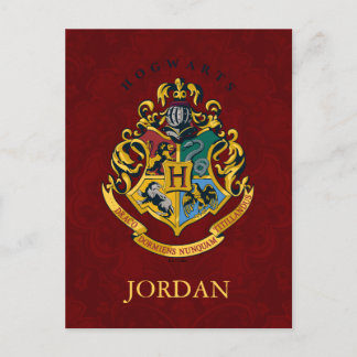 Postal Harry Potter | Escudo de Hogwarts - Completo