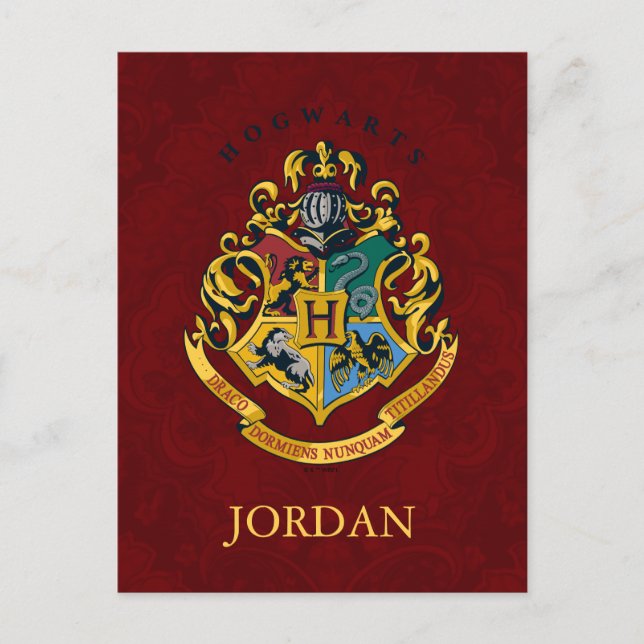 Postal Harry Potter | Escudo de Hogwarts - Completo (Anverso)