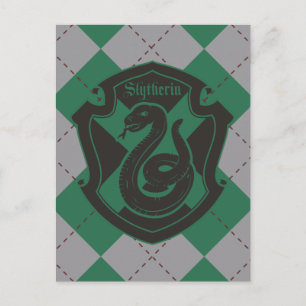Postal Harry Potter   Escudo de Orgullo de la Casa Slythe