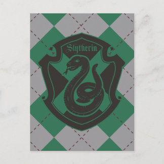 Postal Harry Potter | Escudo de Orgullo de la Casa Slythe