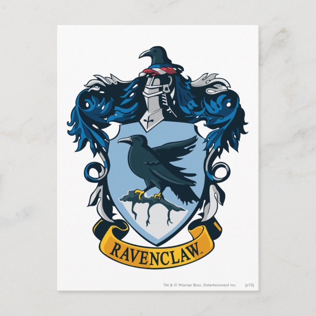 Postal Harry Potter | Escudo gótico de Ravenclaw (Anverso)