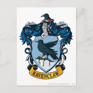 Postal Harry Potter | Escudo gótico de Ravenclaw