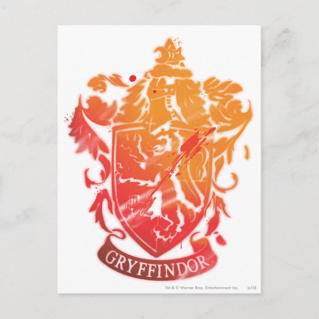 Postal Harry Potter| Escudo Gryffindor - Desmentido (Anverso)