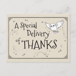 Postal Harry Potter | Hedwig - Gracias