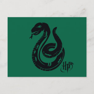 Postal Harry Potter   Icono de Serpiente de Slytherin