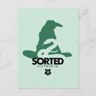 Postal Harry Potter   Ordenado en la casa SLYTHERIN™
