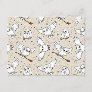 Postal Harry Potter   Patrón de Hedwig