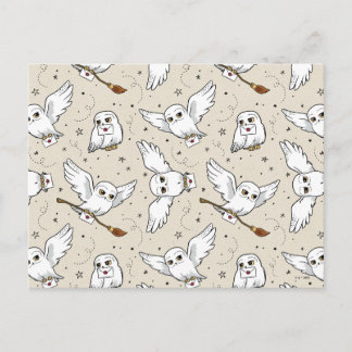Postal Harry Potter | Patrón de Hedwig