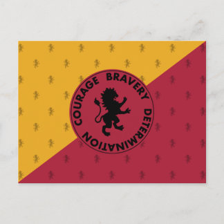 Postal Harry Potter | Rasgos de la Casa GRYFFINDOR™ Gráfi