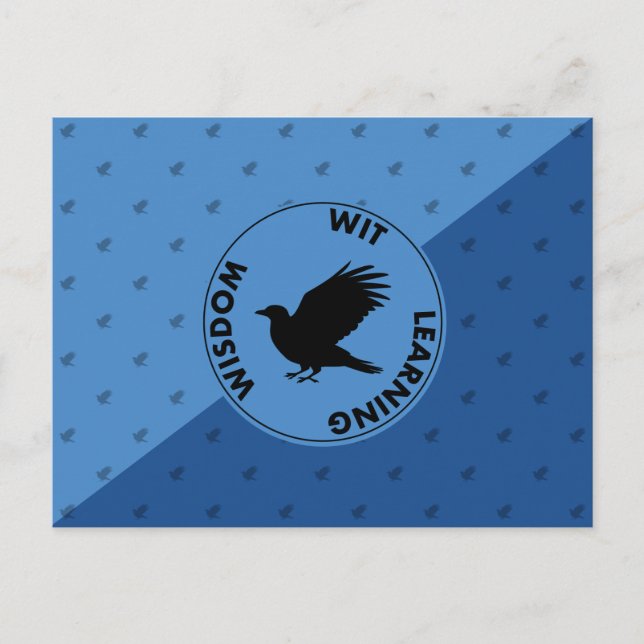 Postal Harry Potter | Rasgos de la casa RAVENCLAW™ Gráfic (Anverso)
