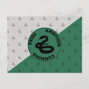 Postal Harry Potter   Rasgos de la casa SLYTHERIN™ Gráfic