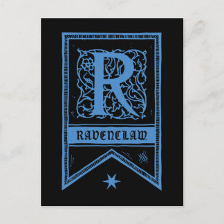 Postal Harry Potter | Ravenclaw Monogram Banner