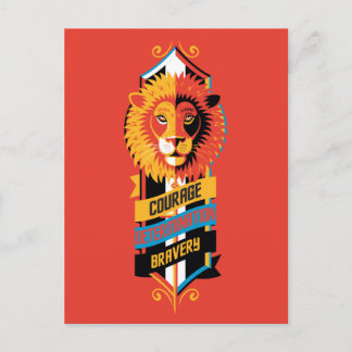 Postal Harry Potter| Sigilia de rastros de casa GRYFFINDO