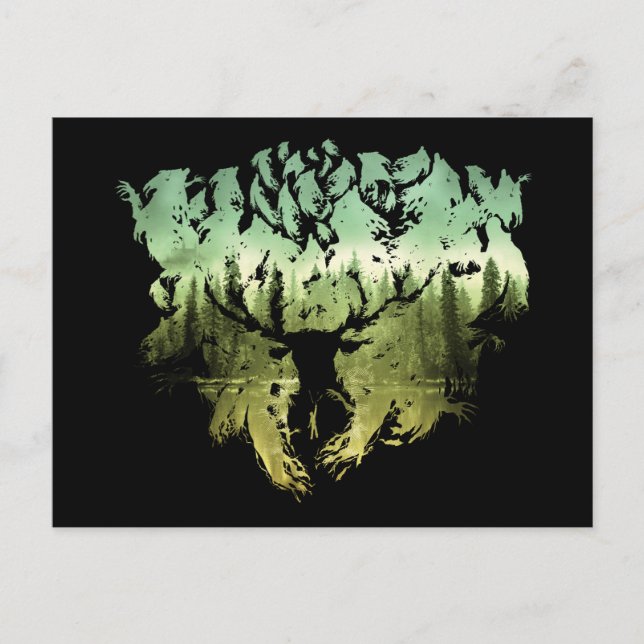 Postal Harry Potter Spell | Stag Patronus (Anverso)
