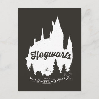 Postal Harry Potter | Tipografía del castillo de HOGWARTS