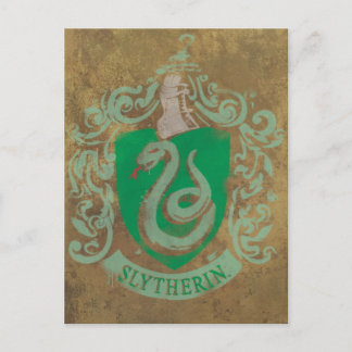 Postal Harry Potter| Vintage Slytherin