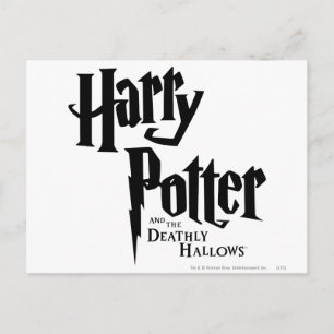 Postal Harry Potter y el logo de las mortales 2
