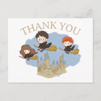 Postal Harry Potter y Hogwarts Mágicos Gracias