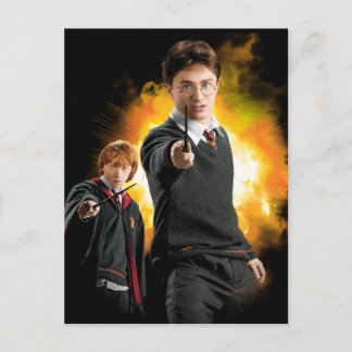 Postal Harry Potter y Ron Weasely