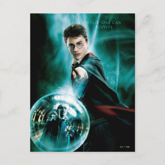 Postal Harry Potter y Voldemort Solo Uno Puede Sobrevivir