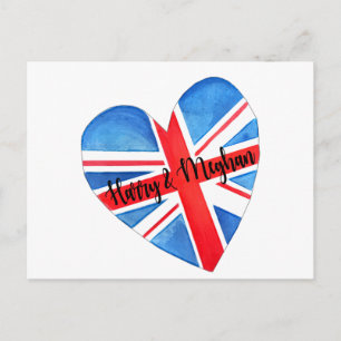 Postal Harry y Meghan Boda, 19 de mayo de 2018