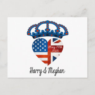 Postal Harry y Meghan Boda, 19 de mayo de 2018