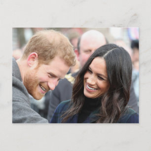 Postal Harry y Meghan, duque y duquesa de Sussex