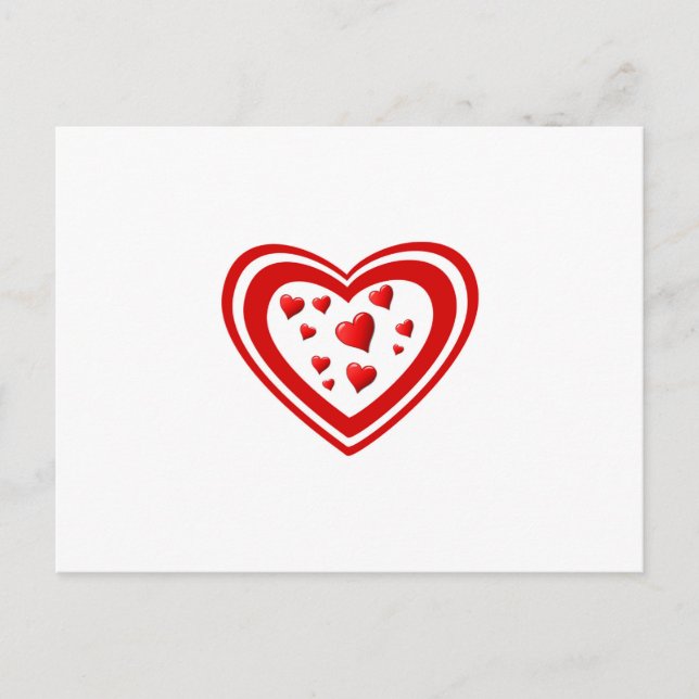 Postal Hart lleno de amor (Anverso)
