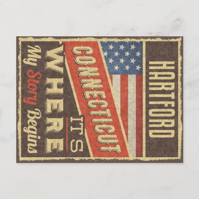 Postal Hartford Connecticut (Anverso)