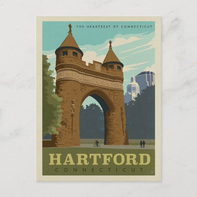 Postal Hartford, CT (Anverso)
