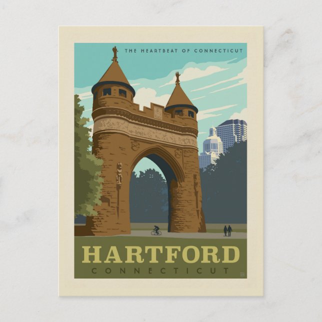 Postal Hartford, CT (Anverso)