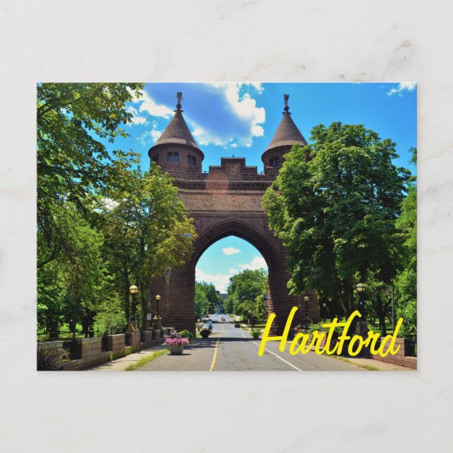 Postal Hartford Postcard (Anverso)