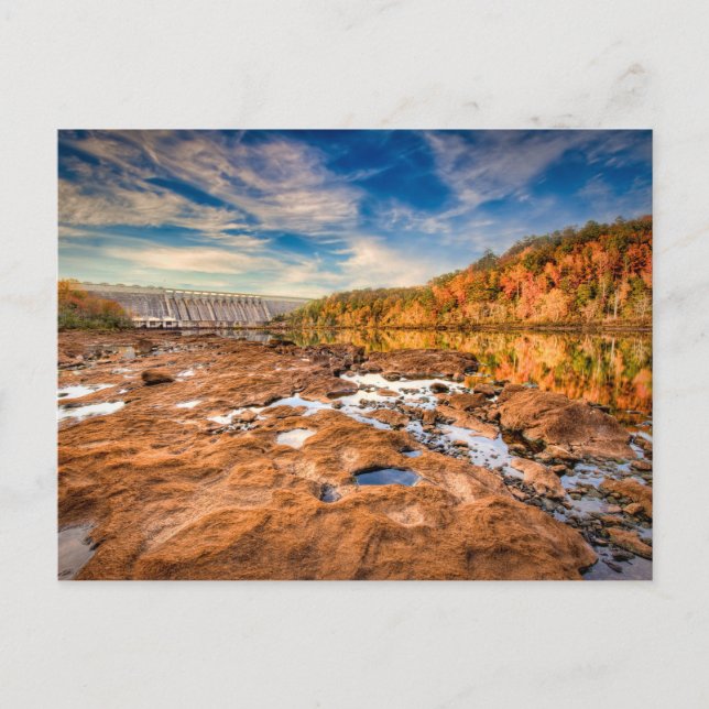 Postal Hartwell Dam (Anverso)