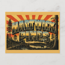 Hartwick Pines Michigan Bosque Antiguo Lagos del b