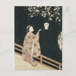 Postal Harunobu Plum Blossom 1760 pinturas de arte