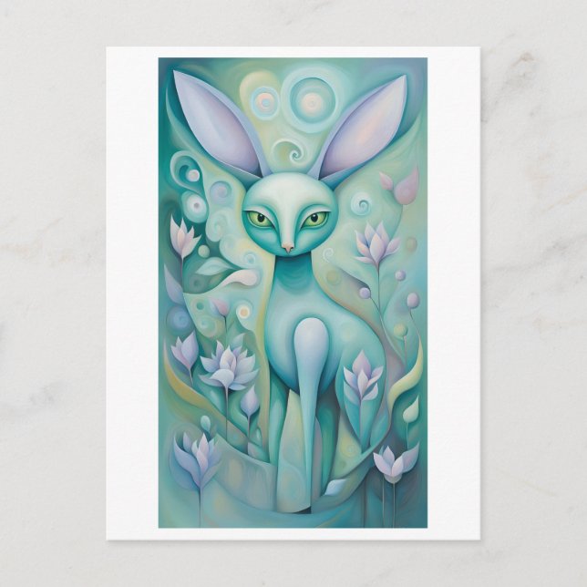 Postal Hasenrehkatze - Tiere zum liebhaben (Anverso)