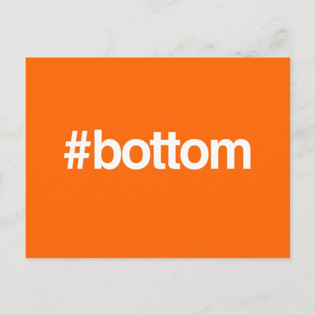 POSTAL HASHTAG BOTTOM (Anverso)