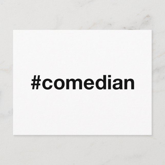 Postal Hashtag COMEDIAN (Anverso)