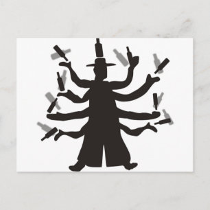 Postal Hassidic Bottle Dance