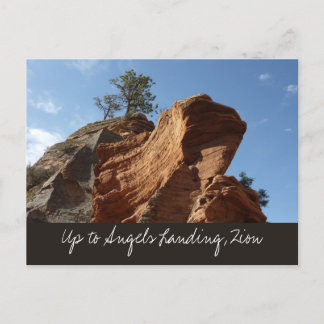 Postal Hasta Angels Landing en el Parque Nacional Zion