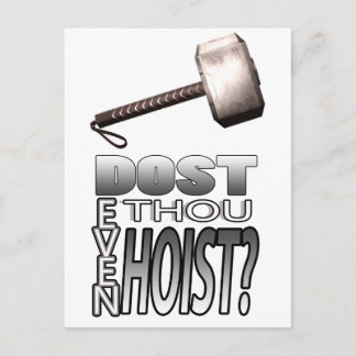 Postal ¿Hasta levantas?